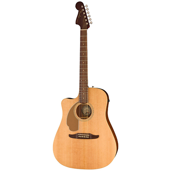 Fender Redondo Player Ceviz Klavye GPG Natural Solak Elektro Akustik Gitar